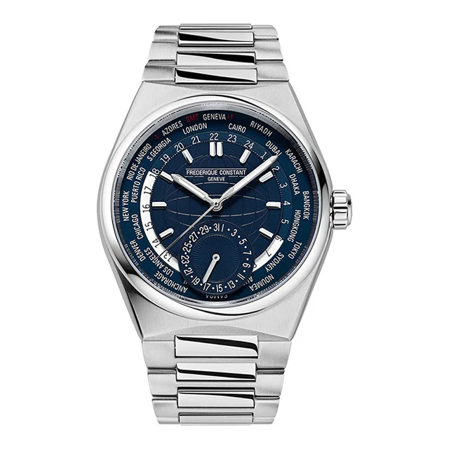 Frederique Constant World Timer Manufacture FC-718N4NH6B kol saati