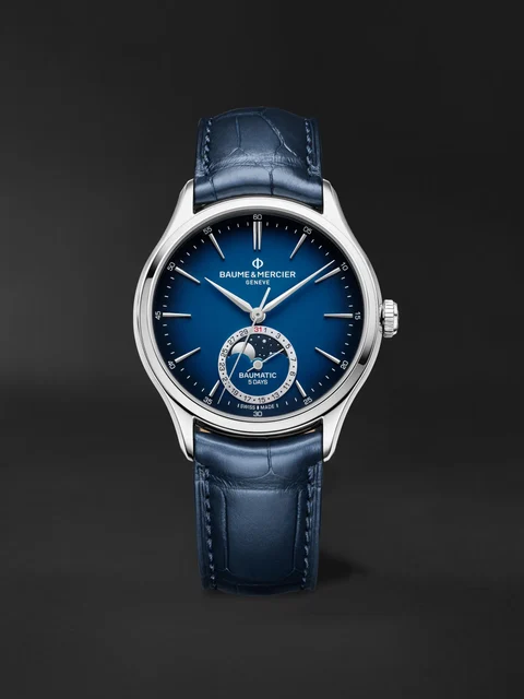 Baume & Mercier Clifton Moon Phase Date BMM0A10756 kol saati