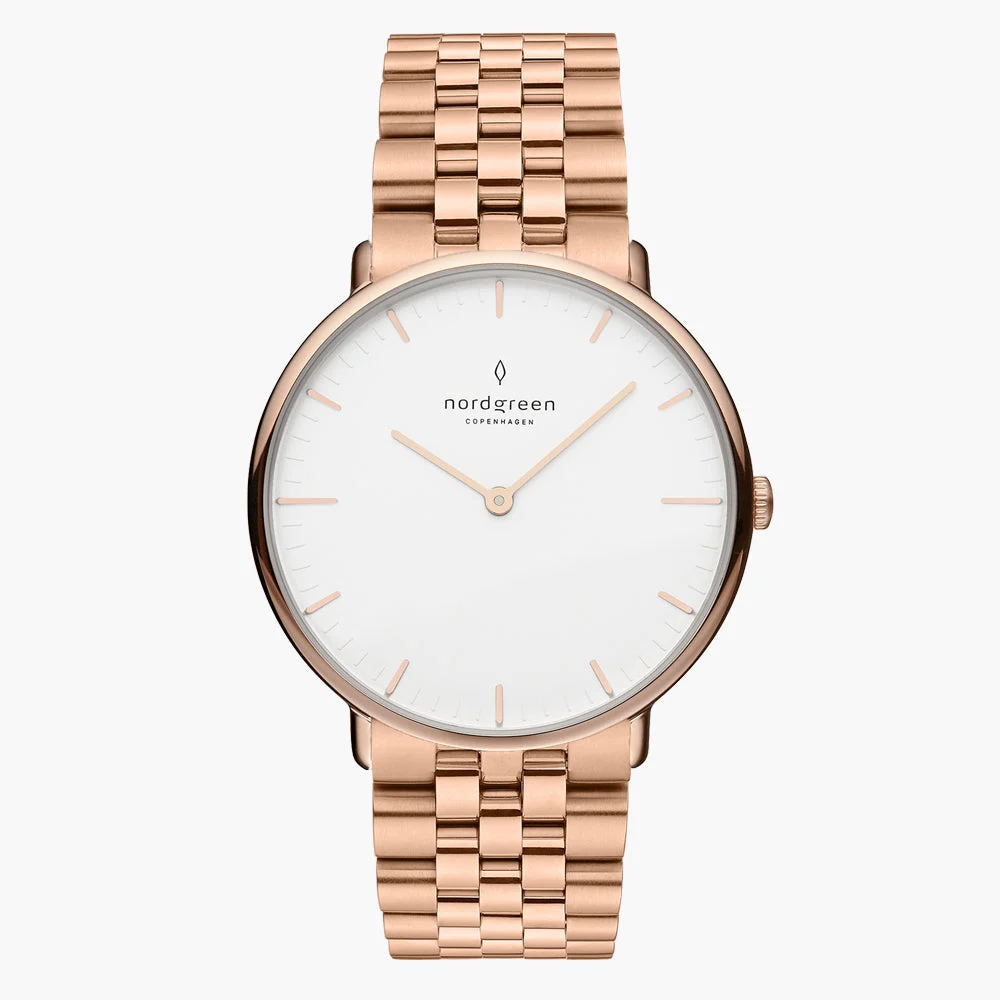 Nordgreen Native 36mm NR36RG5LROXX 36 mm kol saati