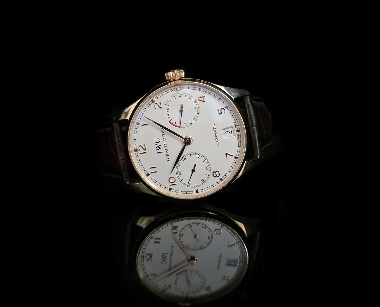 IWC IWC 9290-1-2-1-2-1 42 mm kol saati