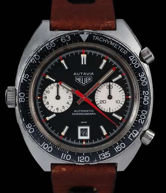 Tag Heuer Autavia HEU-AUT-VICE-1163V-1970s kol saati