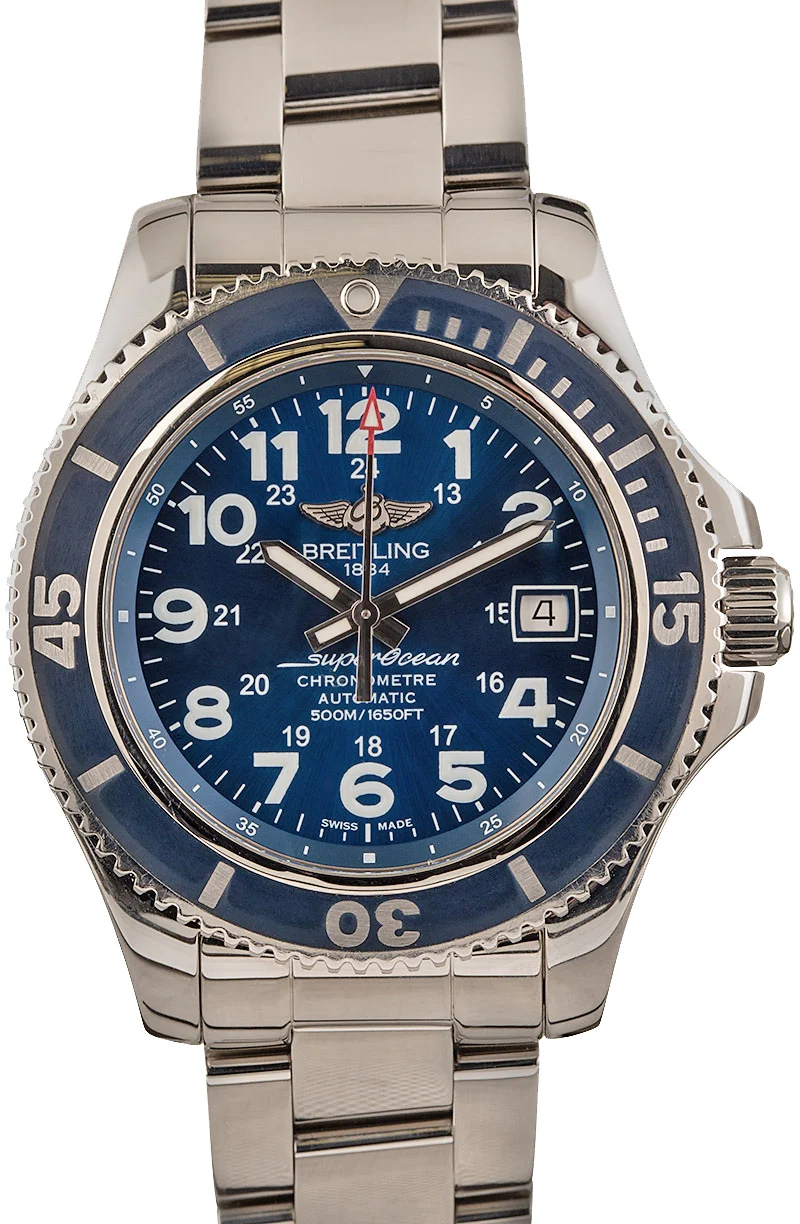 Breitling Superocean II Stainless Steel A17365D11C1A1 42 mm kol saati