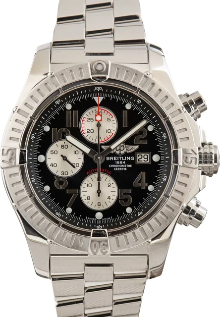 Breitling Super Avenger Black Arabic Dial A1337011B973 kol saati