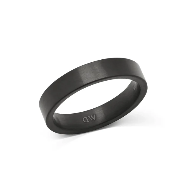DANIEL WELLINGTON Line Ring Brushed Graphite 4.5mm DW00401798 kol saati