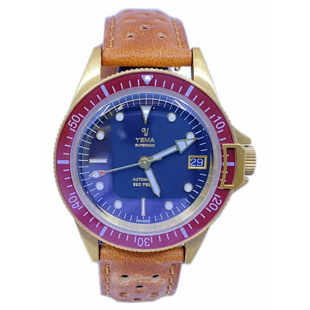 Yema Superman Bronze Bordeaux YSPEE2019-AU31S 210000014667 kol saati