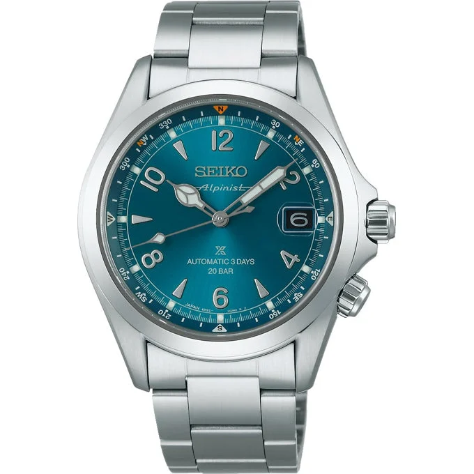 Seiko Prospex Alpinist Mechanical Turquoise Dial SPB503 46.4 mm kol saati
