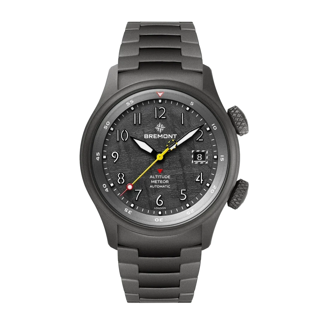 Bremont Altitude ALT42-MT-GRTI-GR-B 42 mm kol saati