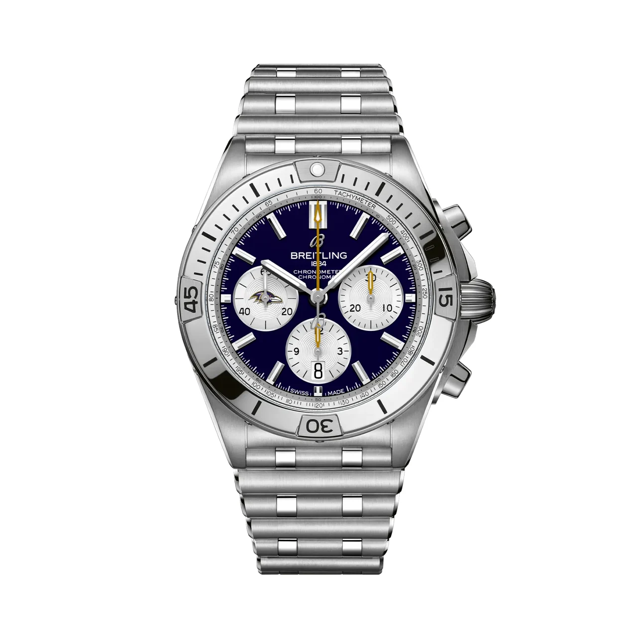 Breitling Chronomat B01 42 NFL Baltimore Ravens Edition AB01342B1K2A1 42 mm kol saati