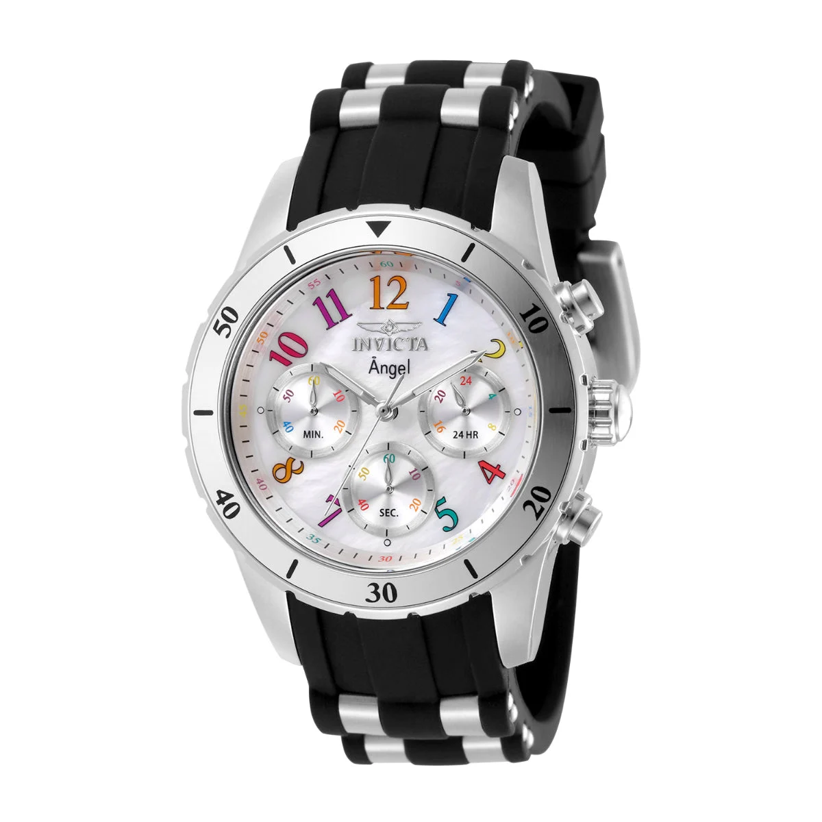 Invicta Angel Zenthia Watch - 40mm. Black, Steel (49802) 40 mm kol saati
