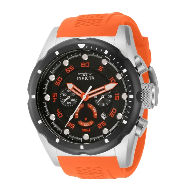 Invicta Speedway Nacrite Watch - 50mm, Orange (69830) kol saati