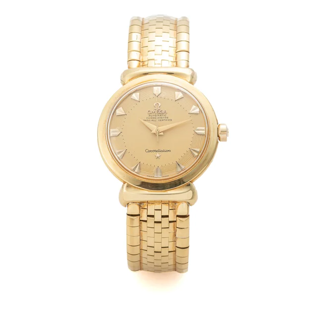 OMEGA OMEGA, REF. 2930, CONSTELLATION DELUXE, PINK GOLD kol saati