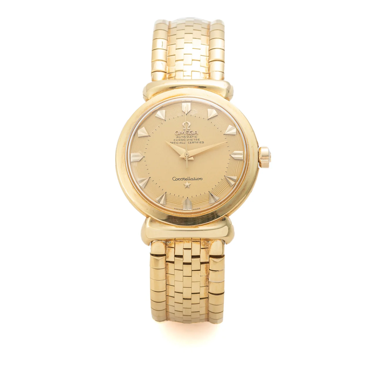 OMEGA OMEGA, REF. 2930, CONSTELLATION DELUXE, PINK GOLD kol saati