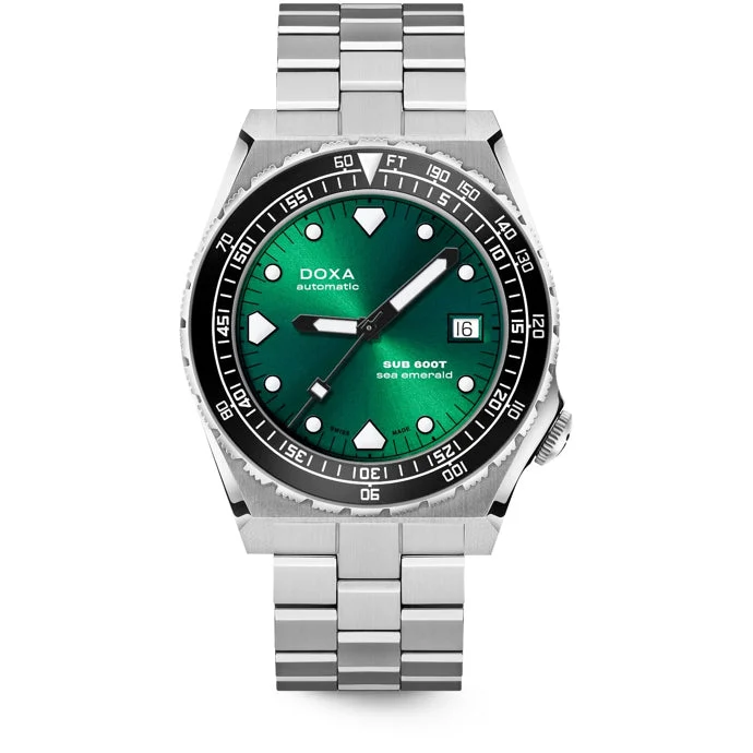Doxa Sub 600T Sea Emerald 861.10.131.10 on Bracelet 40 mm kol saati
