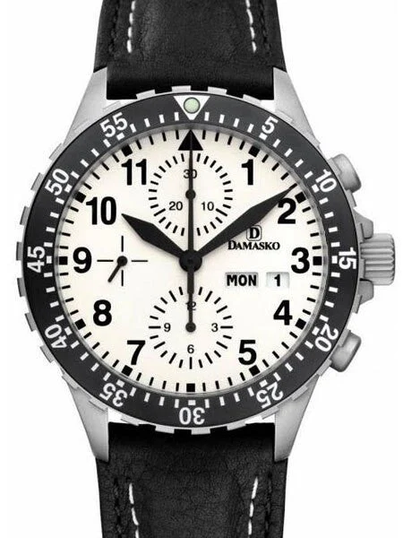 Damasko Swiss Valjoux 7750 Chronograph with Lume Dial and 60 Minute Dive Bezel #DC67 DC67-