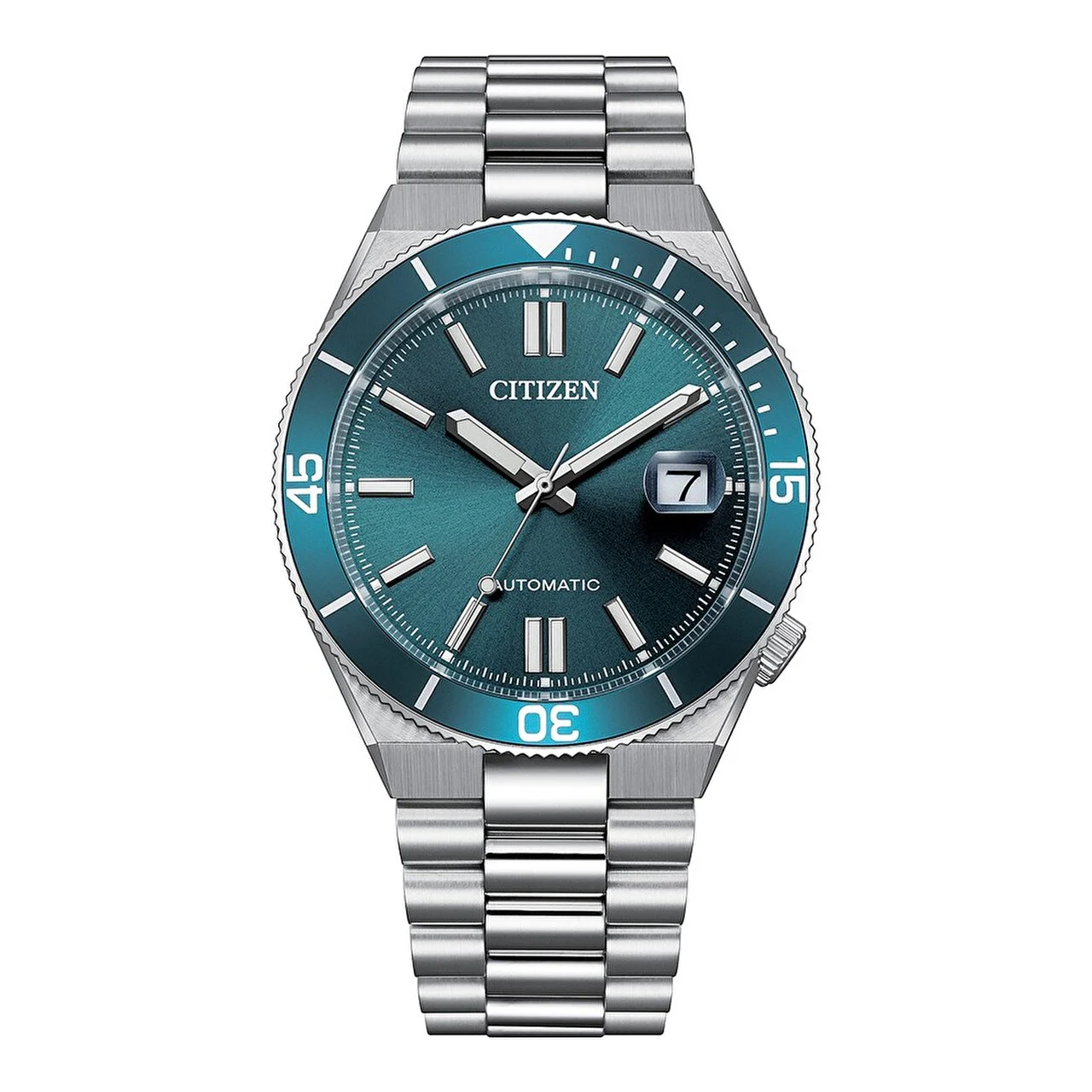 Citizen Tsuyosa Shore Petrol Blue NJ0231-56L Otomatik 40 mm kol saati