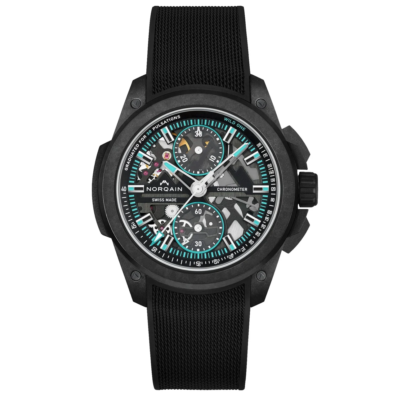 Norqain Wild One Skeleton Chrono 42Mm N3002.40Q01.B07.R02 42 mm kol saati