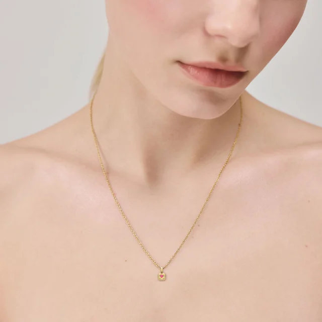 Default Birthstone October Halskette Gold PH-SET-2760 kol saati