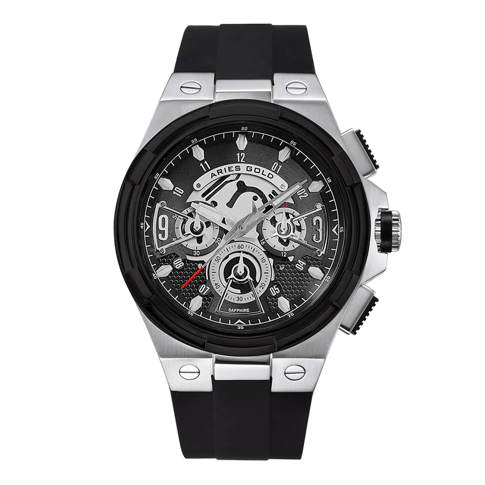 Aries Gold Sbk-bk G 7016 SBK-BK 40 mm kol saati