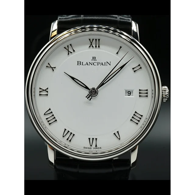 Blancpain Villeret Ultra Slim Seconds and Date In Stainless Steel 6651-1127-55B 2100000242