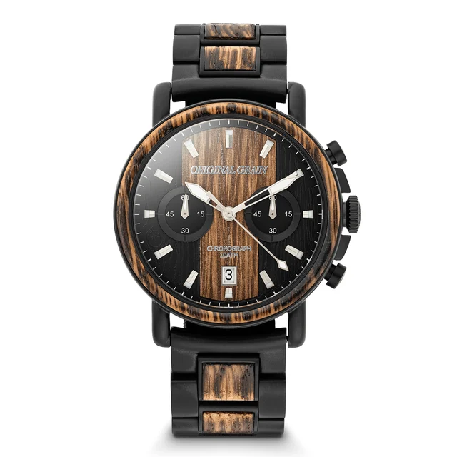 Original Grain Whiskey Barrel OG-CH2-WHCH-Blk kol saati