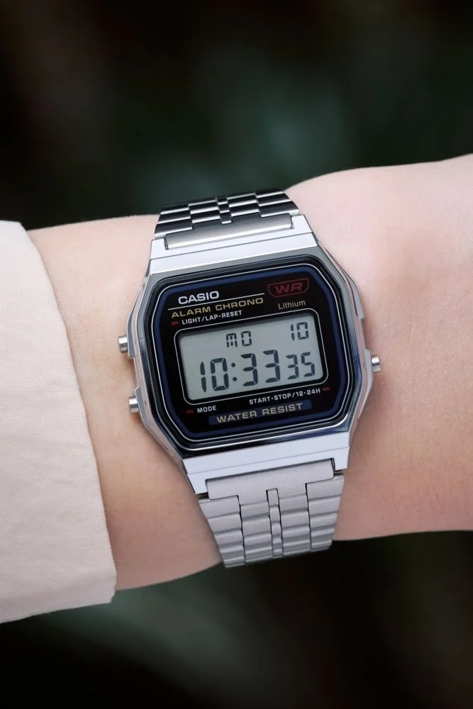 Casio Retro A159WA-N1DF 33.2 mm kol saati