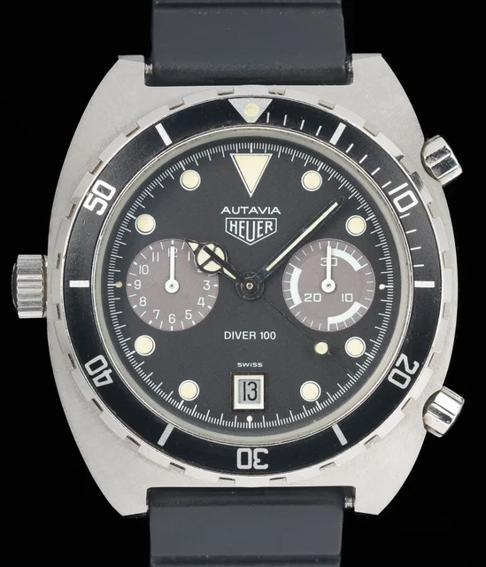Tag Heuer Autavia HEU-AUT-11063P-DIVER-42MM-1983 kol saati
