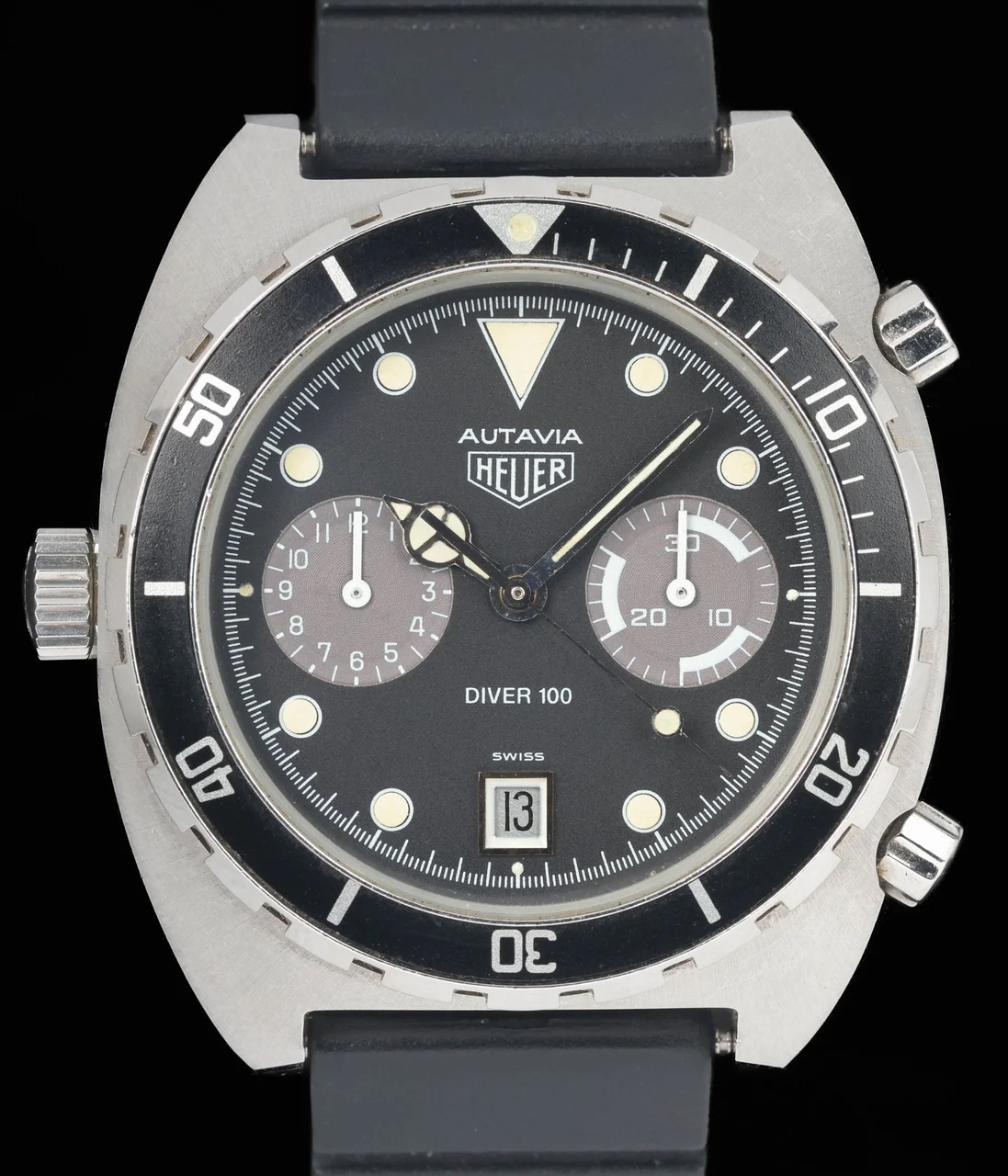 Tag Heuer Autavia HEU-AUT-11063P-DIVER-42MM-1983 42 mm kol saati