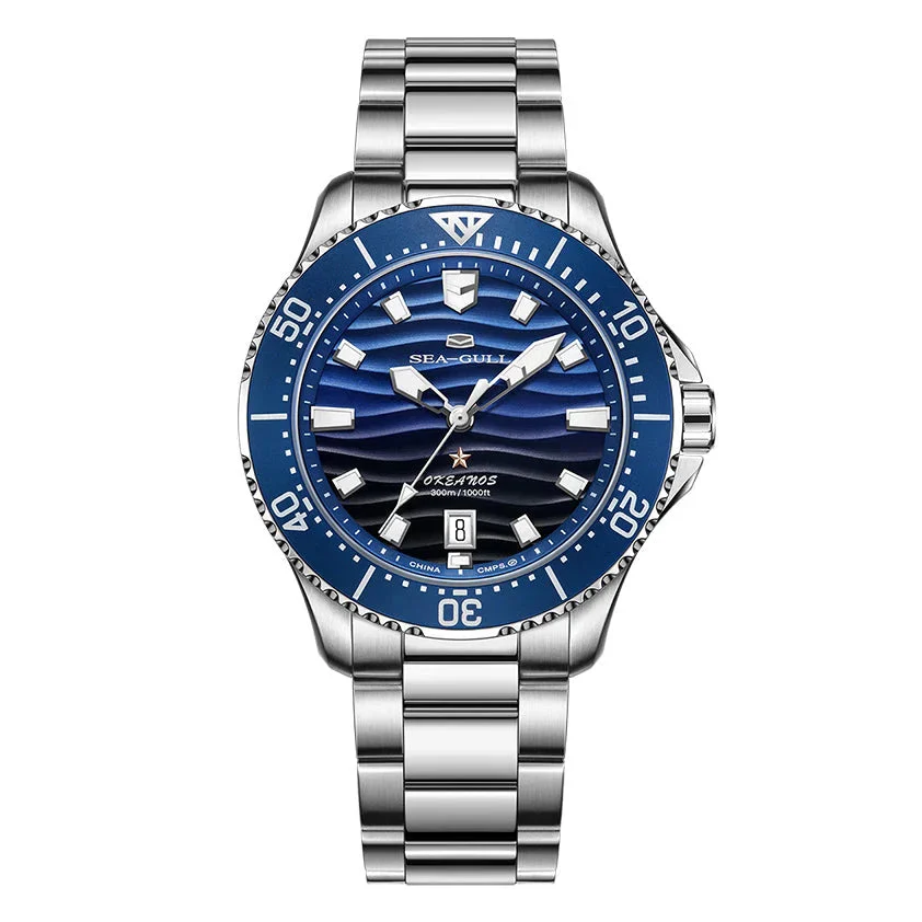 Sea-Gull Ocean Series 55669393-816.32.1218 40 mm kol saati