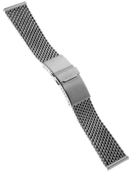 Staib Scratch and Dent - Satin Mesh Bracelet #STEEL-2784-20703APB-S (Straight End, 20mm) SND973 50 mm kol saati