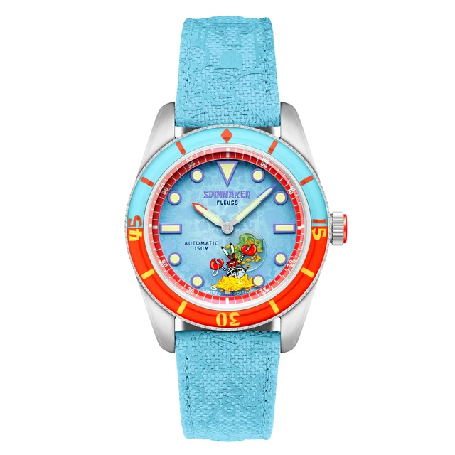 Fleuss Automatic Krabs Blue SP-5160-05 kol saati
