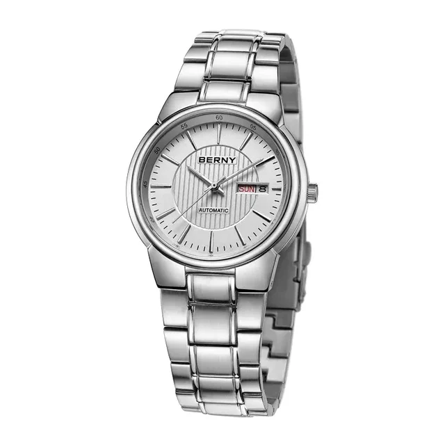 BERNY Men Automatic Dress Watch-AM020M AM020M-B kol saati