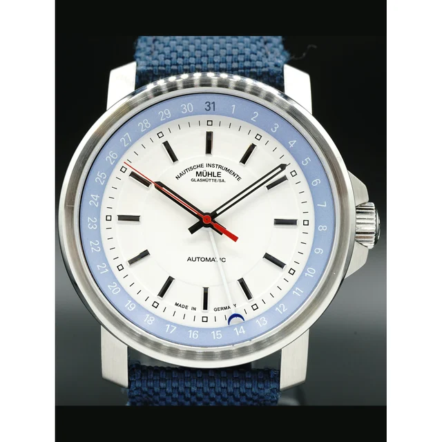 Muhle Glashutte Mühle Glashütte 29ER Zeigerdatum M1-25-32-NB 210000021363 kol saati