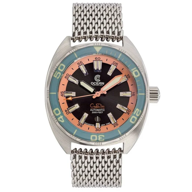 Ocean Crawler Core Diver Swiss Automatic Watch with AR Sapphire Crystal #CD-V3-1323 kol sa