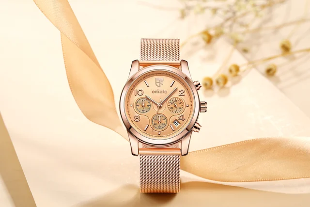 Enkatawatches Aurora III Rg Mesh kol saati