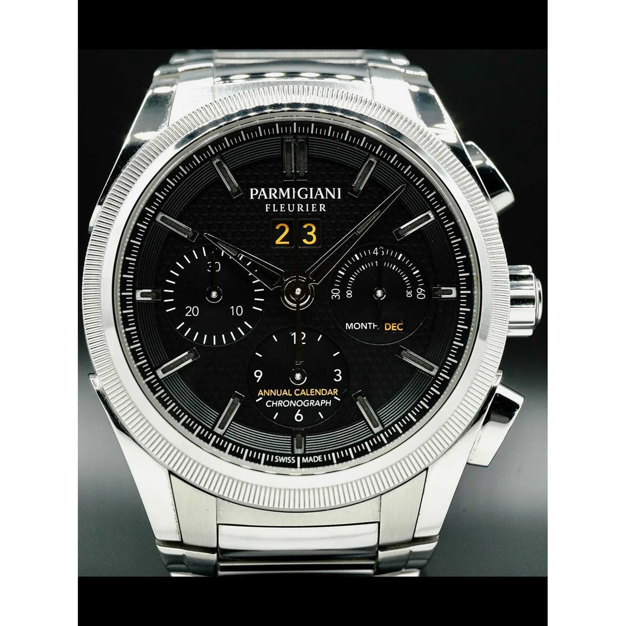 Parmigiani Fleurier Tondagraph GT Acier PFC906-0000210-B00182 210000036174 42 mm kol saati