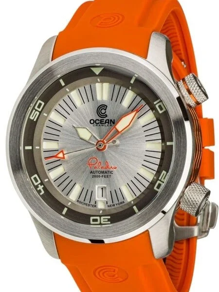 Ocean Crawler Paladino WaveMaker Swiss Automatic Dive Watch with Inner Rotating Bezel #1335 CD-1335 kol saati