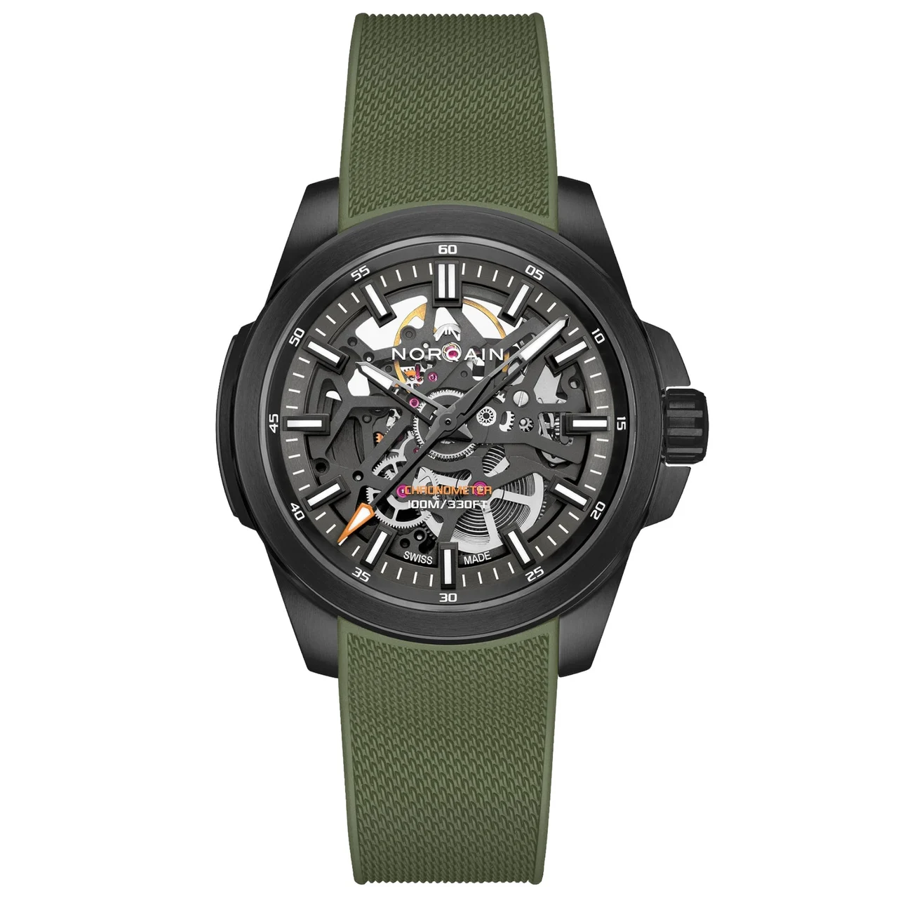 Norqain Independence Skeleton 40mm N3008.07B01.G01.R03 40 mm kol saati