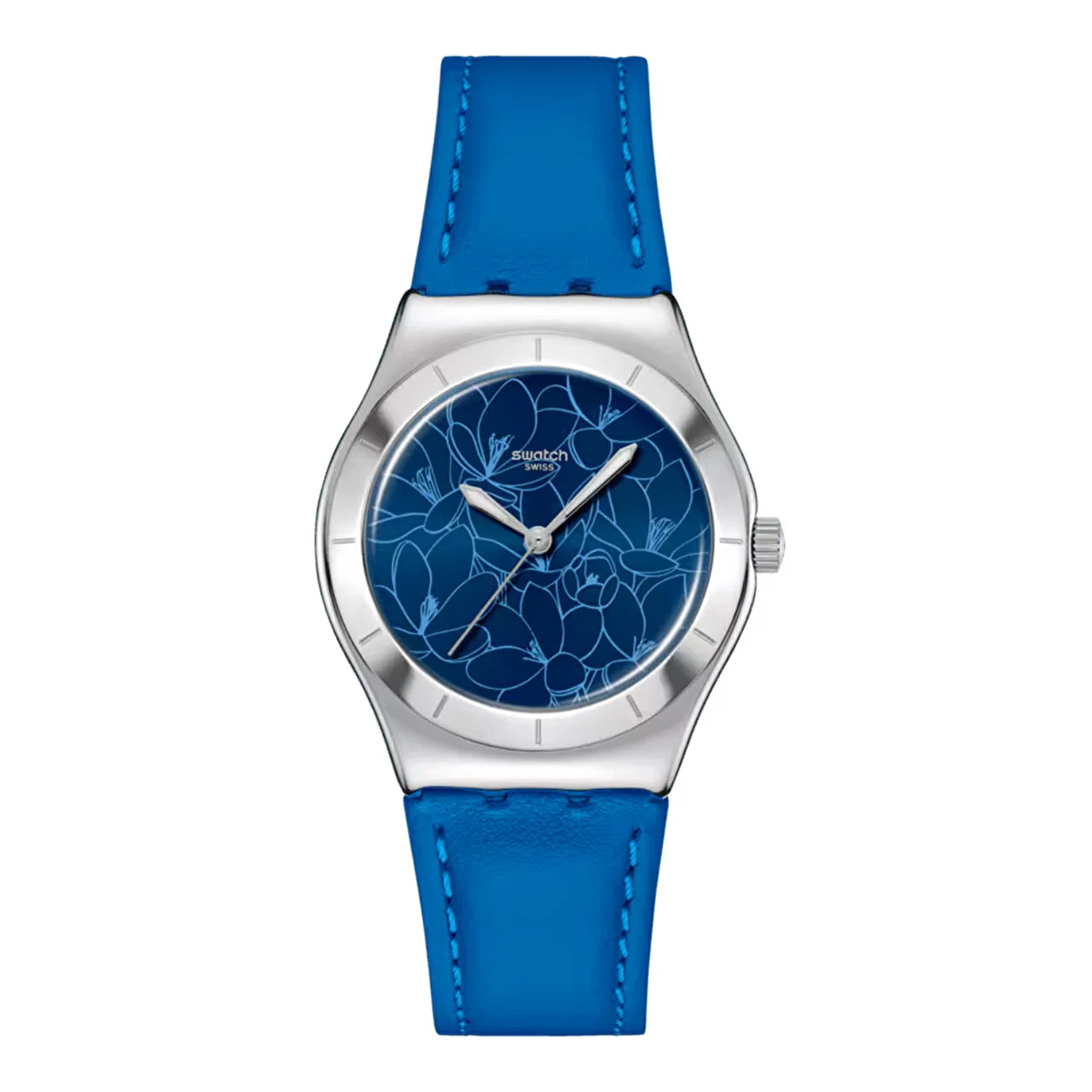 Swatch Blue Petal Promise YLS235 Quarzt Saat 33 mm kol saati