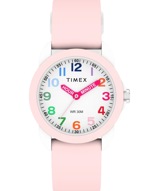 Timex TIME MACHINES® 30mm Silicone Strap Watch TW2W920009J kol saati