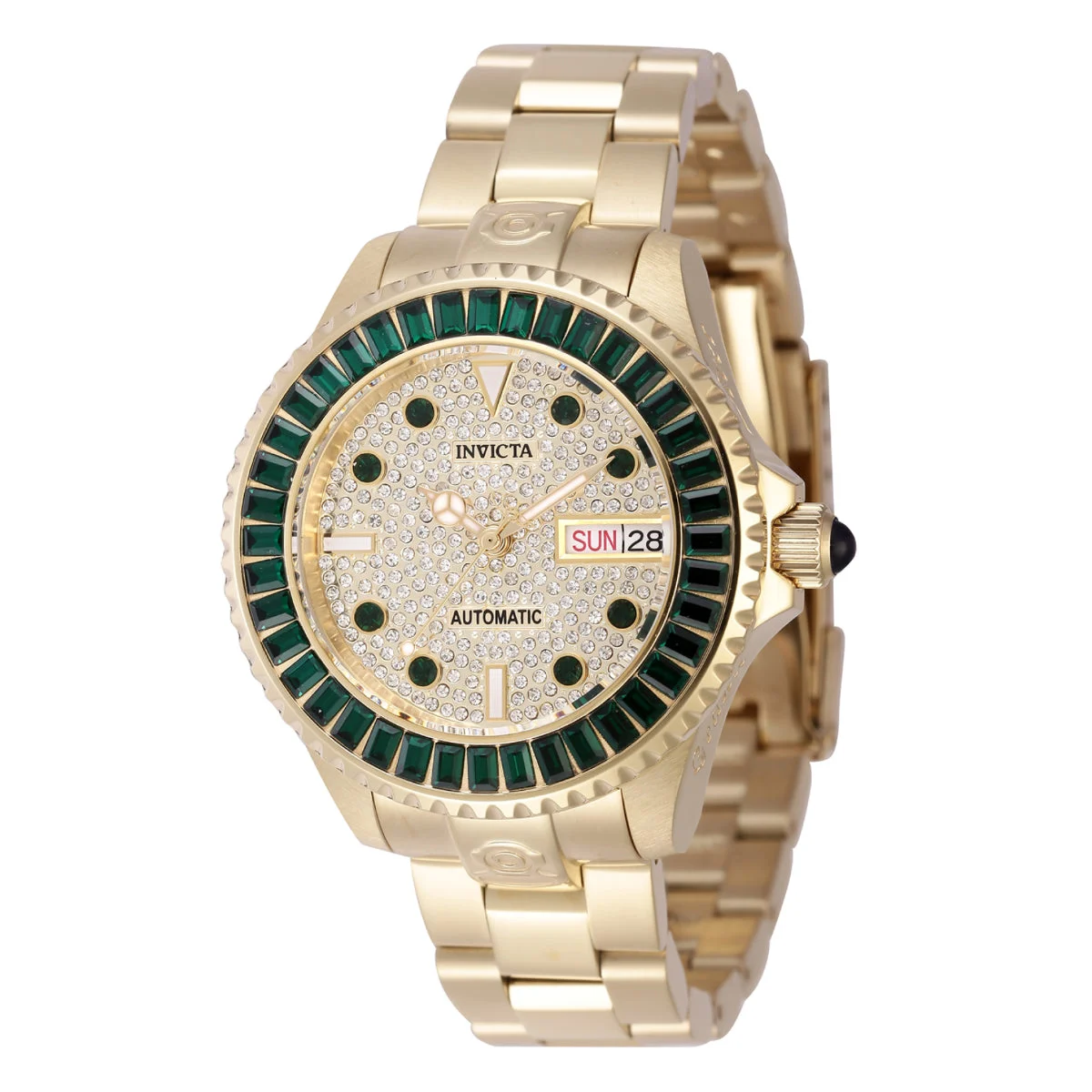 Invicta Pro Diver Automatic Watch - 38mm, Gold (45663) 38 mm kol saati