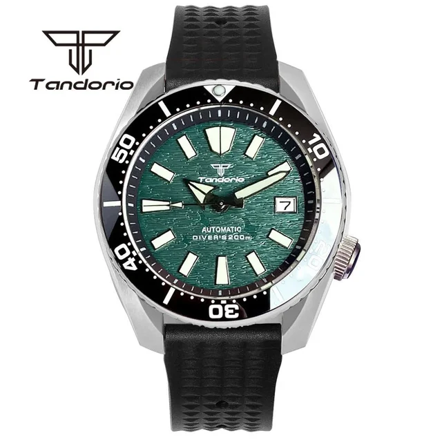 Wristfull Tandorio NH35A 42.5mm SBDX001 200m Automatic Dive Watch Sapphire TD214 14:350850