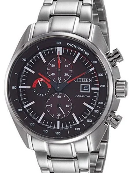 Citizen Eco-drive Chronograph Watch with Stainless Steel Bracelet # CA0590-58E kol saati