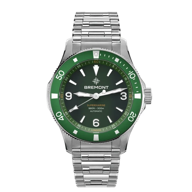 Bremont Supermarine SM40-ND-SS-GN-B kol saati