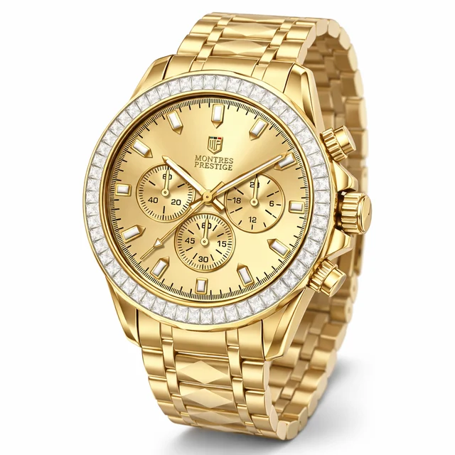 Montres Prestige InvictaMen's Watch - 44.5mm. Gold (MPW-0333) kol saati