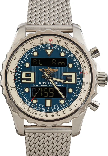 Breitling Chronospace Blue Digital Dial A7836534/C823 kol saati
