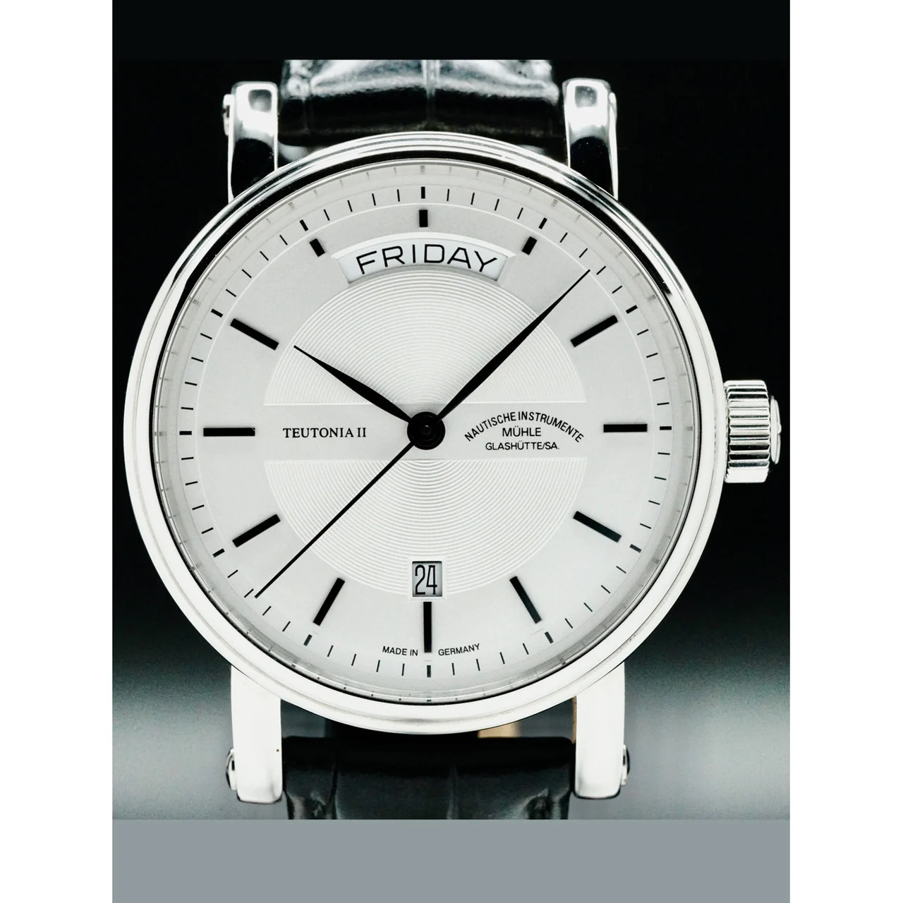 Muhle Glashutte Mühle Glashütte M1-33-65-LB Teutonia II Tag Datum 210000055045 41 mm kol saati