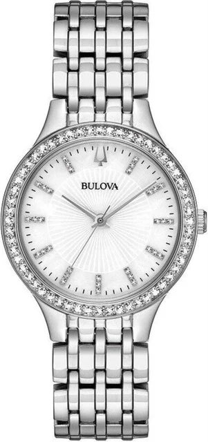 Bulova Crystal Ladies Boxed Sets 96X146 kol saati