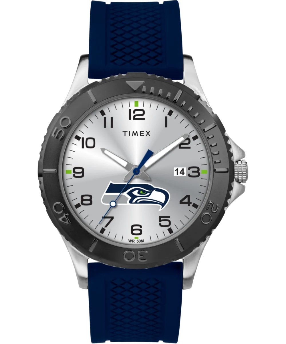 Timex Gamer Navy Seattle Seahawks TWZFSEAME 42 mm kol saati