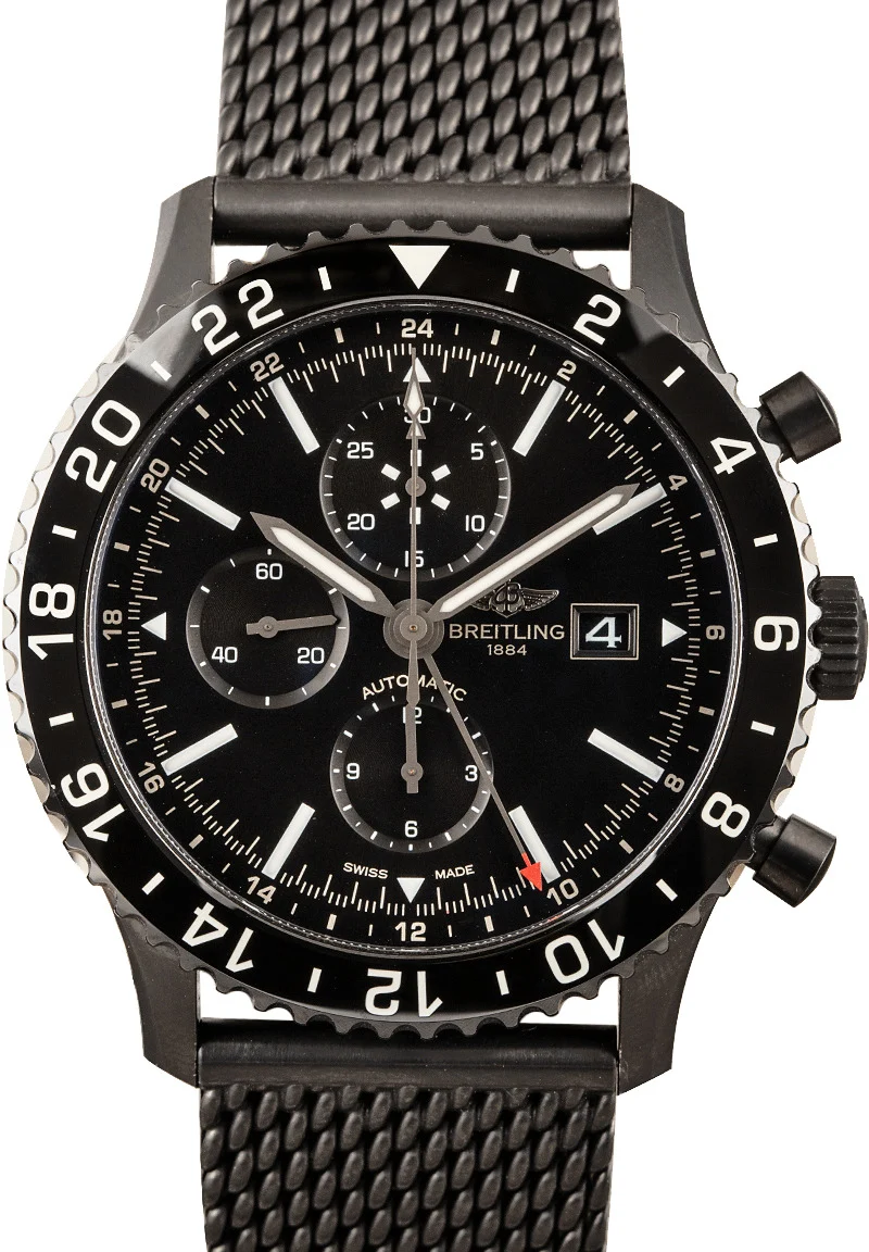 Breitling Chronoliner Black BTM2431013-BF02BKRD 46 mm kol saati