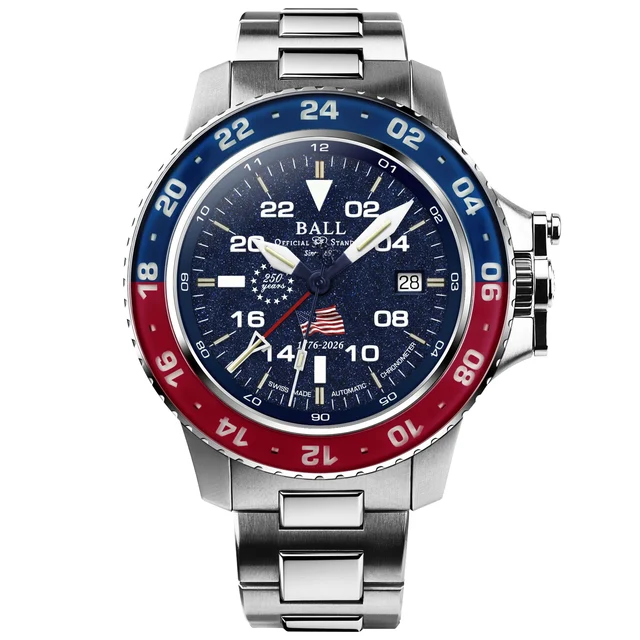 Ball Engineer Hydrocarbon AeroGMT II Patriot Aventurine Dial DG2018C-S24C-ABE kol saati